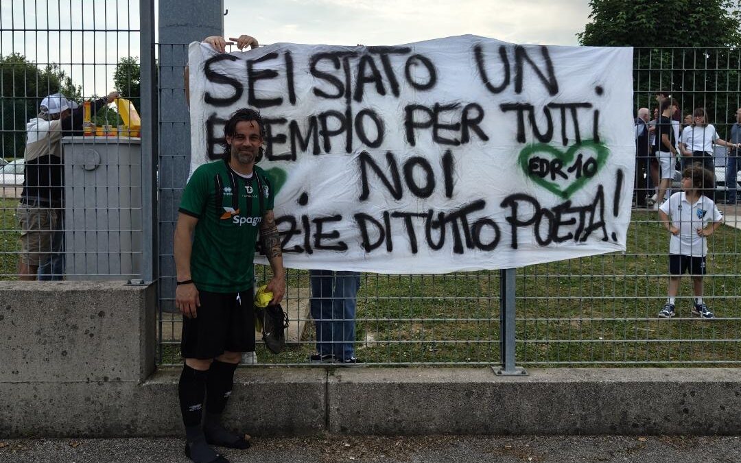 Il saluto al calcio giocato di un grande: Enrico Da Ros